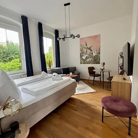 Lägenhet Stilvolles Studio Augustaplatz Kurpark & Gop Bad Oeynhausen